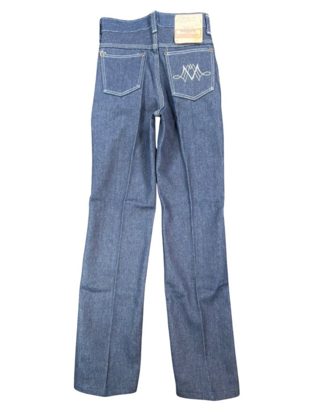 Maverick Vintage 70s Jeans Boys 12 Slim Blue Straight Leg NWT NOS